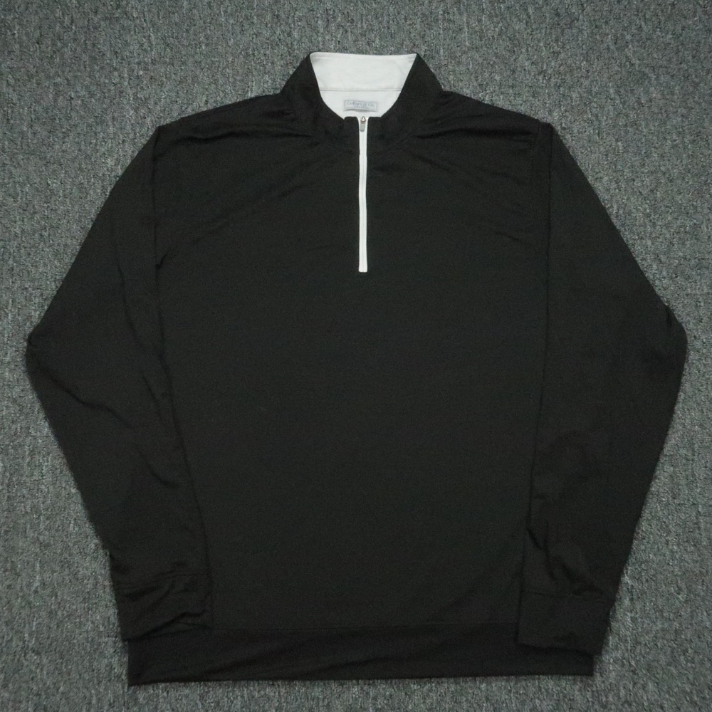Collars‎ & Co Pullover Men XXL Black Performance Quarter Zip Golf 2XL